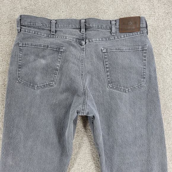 Vintage Wrangler Jeans Mens 36 x 30 Gray Wash Relaxed Fit Straight‎ Leg Baggy - Picture 12 of 13